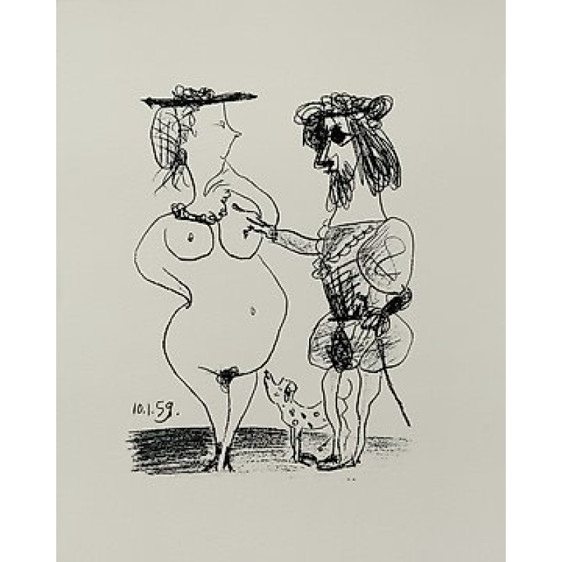 Pablo Picasso (1881-1973) - Le Seigneur et la Dame