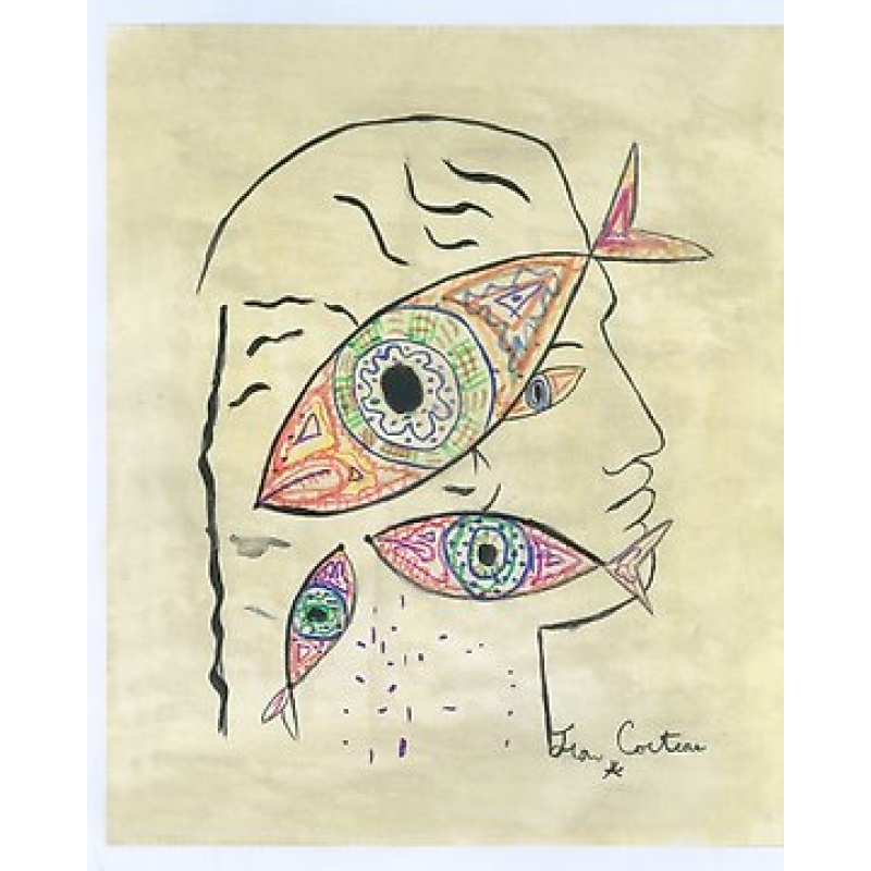 Jean Cocteau (1889-1963) - Les poissons