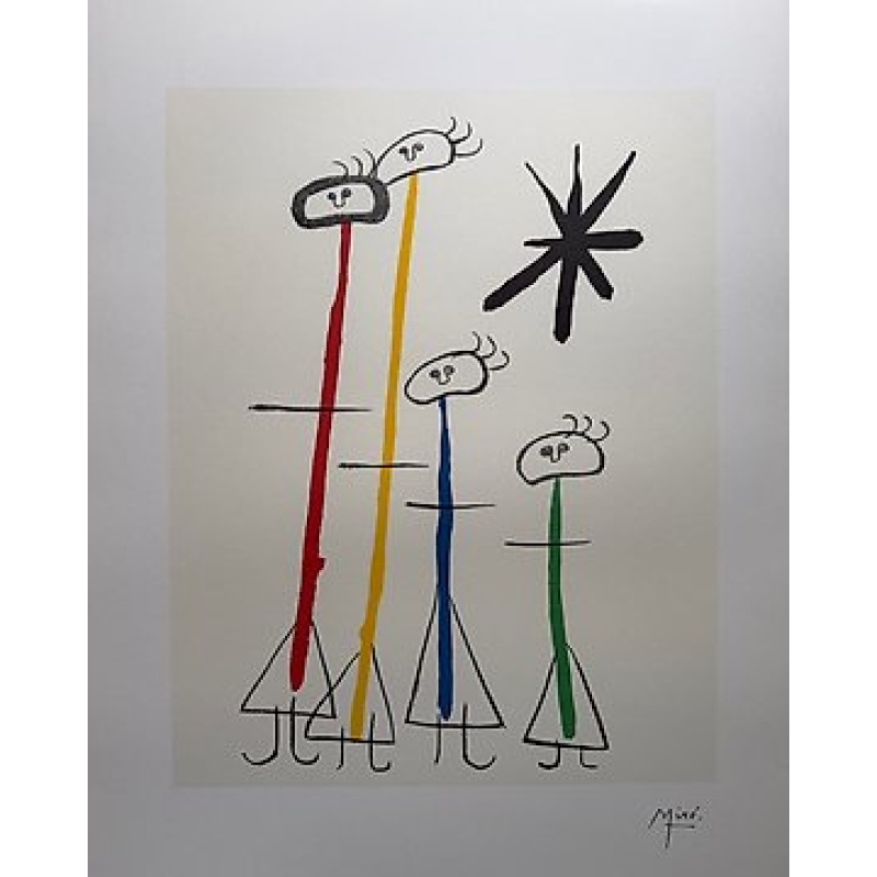 Joan Miro (1893-1983) - Soleil Noir