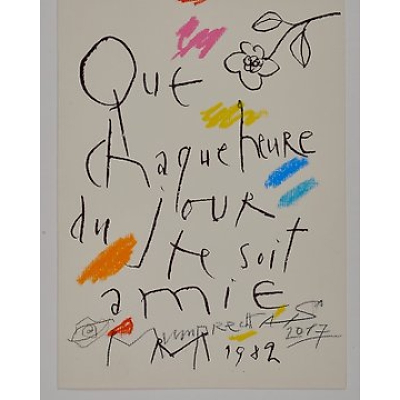 Walter Rudolf Mumprecht - Que chaque heure du jour te soit amie, 1982