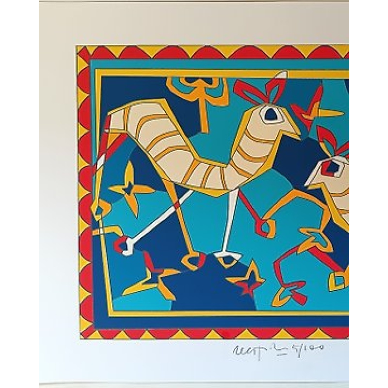 Ugo Nespolo (1941) - Armonia del vivere