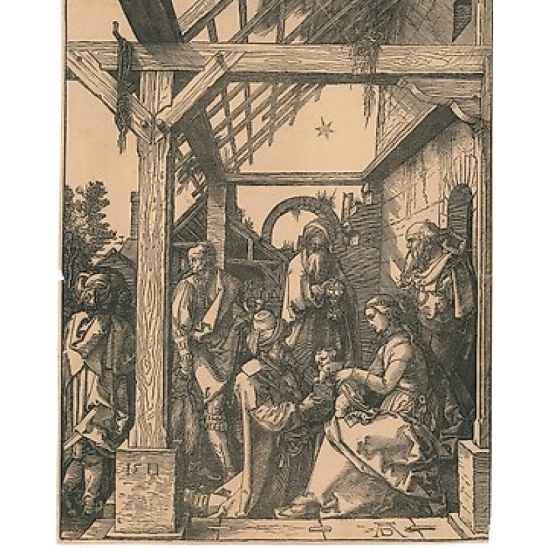 Albrecht Dürer (1471-1528), after - Adorazione dei Magi