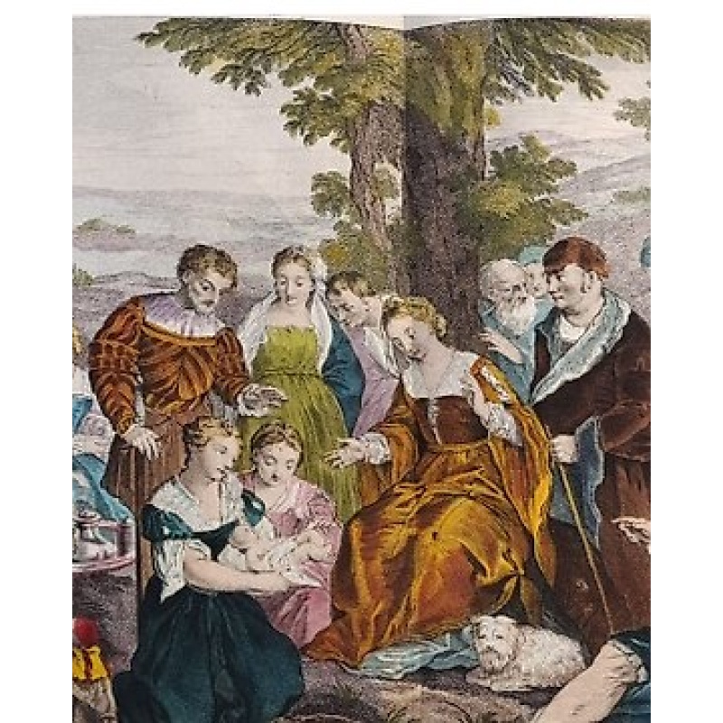 Giorgione (Giorgio da Castelfranco), Pierre Avelin - Moyse presenté à la fille de Pharaon