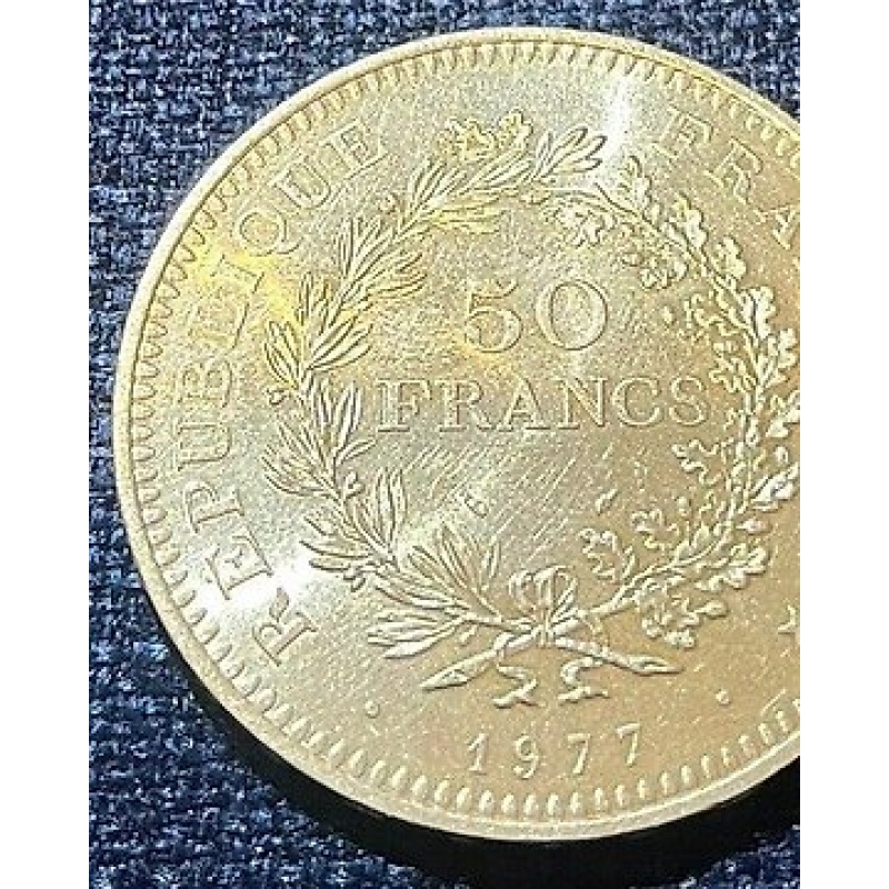 France. 50 Francs 1977 Hercule