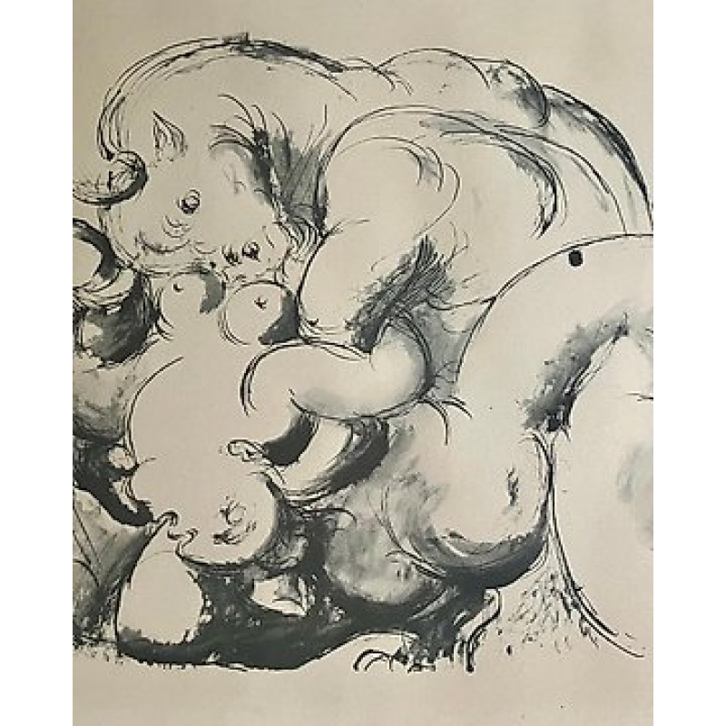 Pablo Picasso (1881-1973) - Minotauro e nuda (1933)