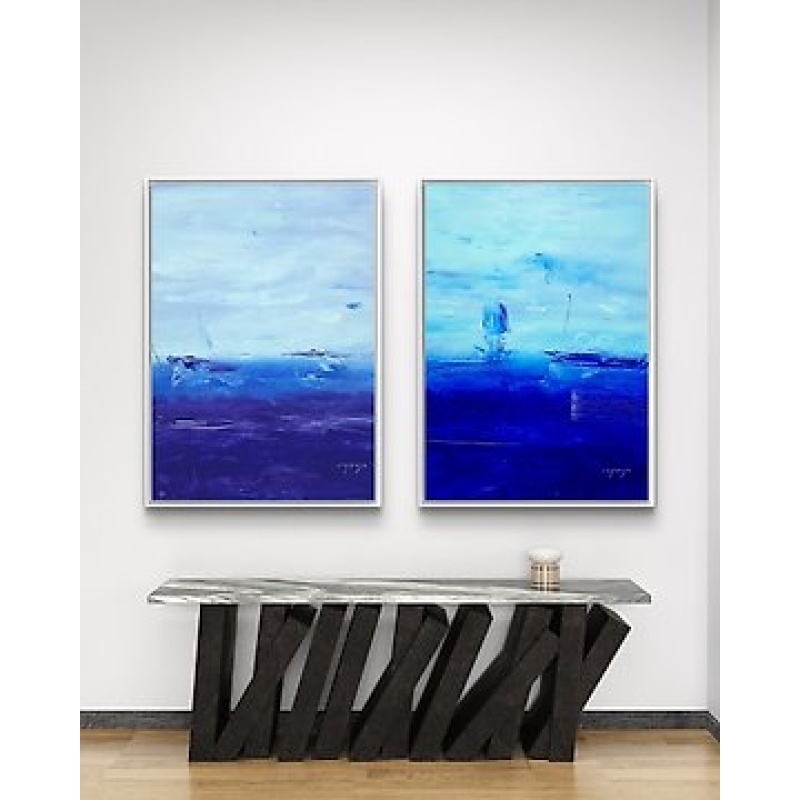 Cardusu - Alegria 67 - 2 Paintings de 60 x 50 - XL