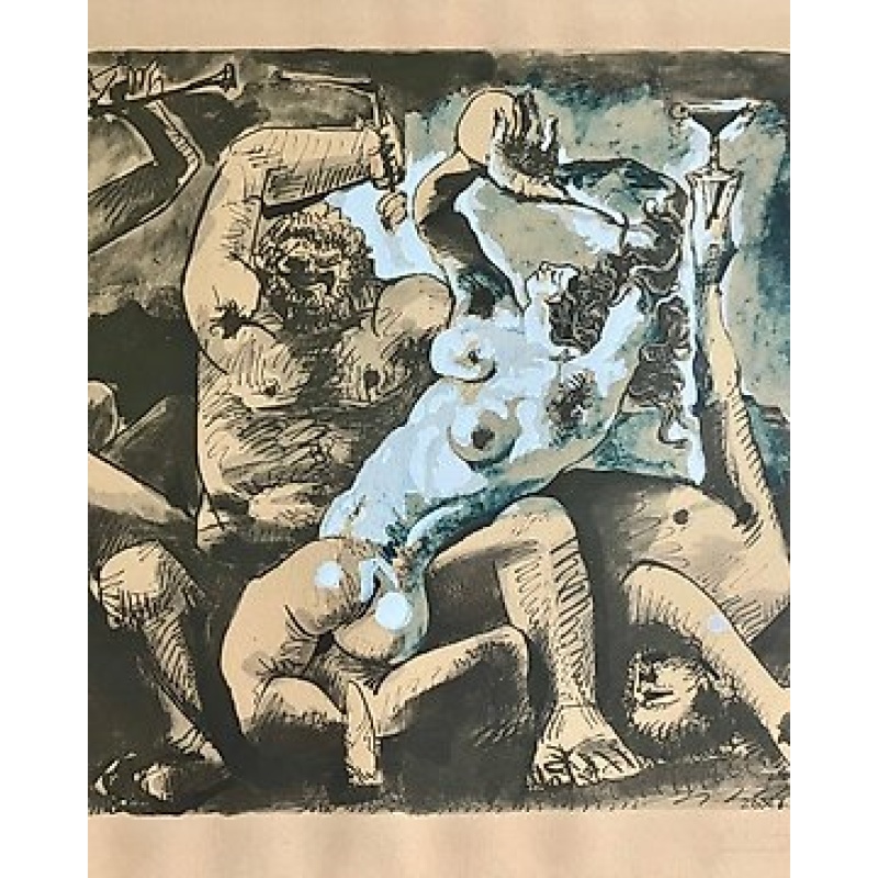 Pablo Picasso (1881-1973) - Bacchanale (1955)