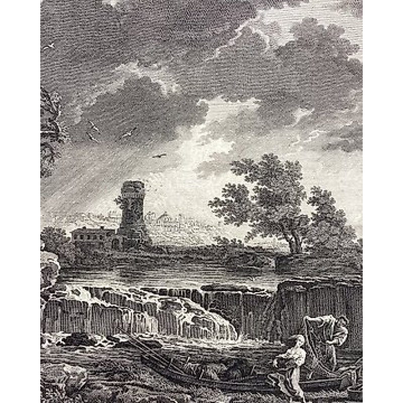Joseph Vernet (1714-1789), after, by Pierre-François Basan (1723-1797) - L'Orage