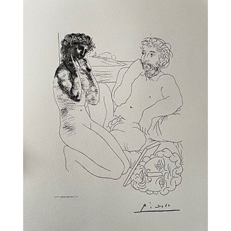 Pablo Picasso (1881-1973) - Modéle Agenouille