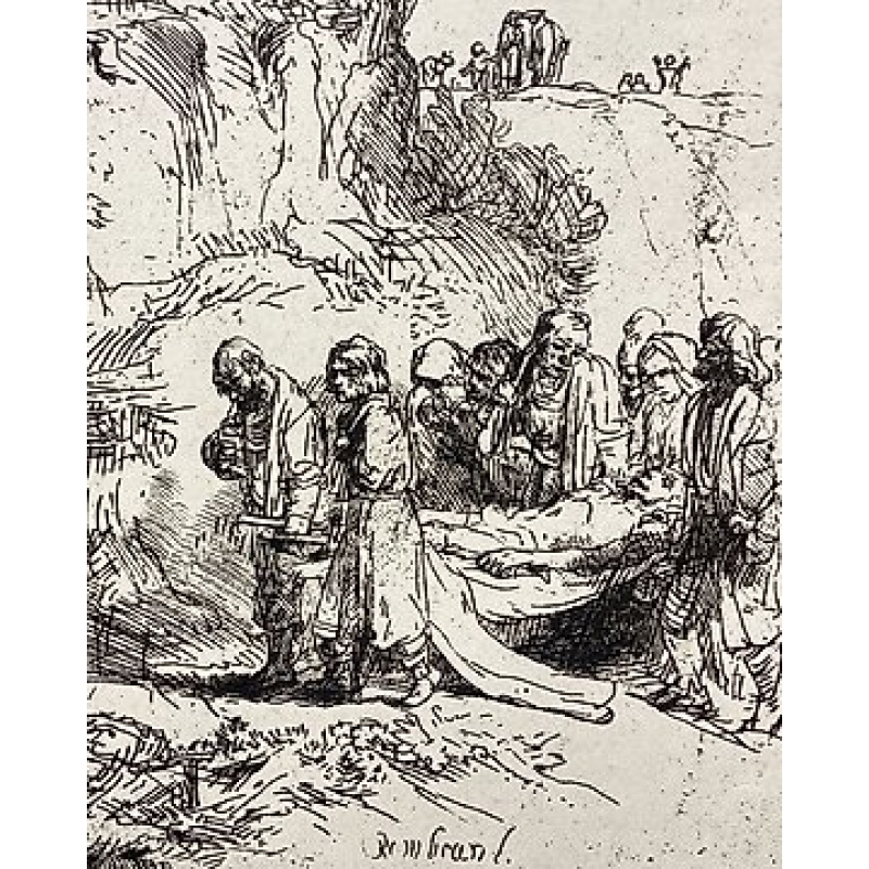 Rembrandt Van Rijn (1606-1669), after - Christ Carried to the Tomb