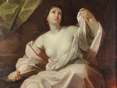 Guido Reni (1575-1642), Seguace - Lucrezia Romana