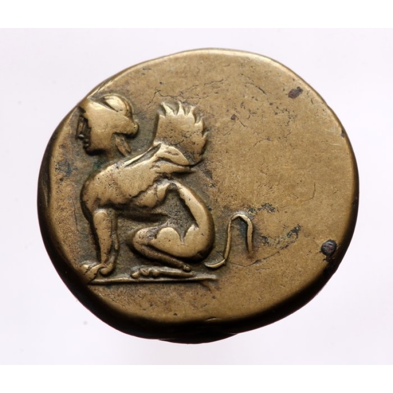 Ionia, Chios Æ Circa 340-300 BC. Very Rare