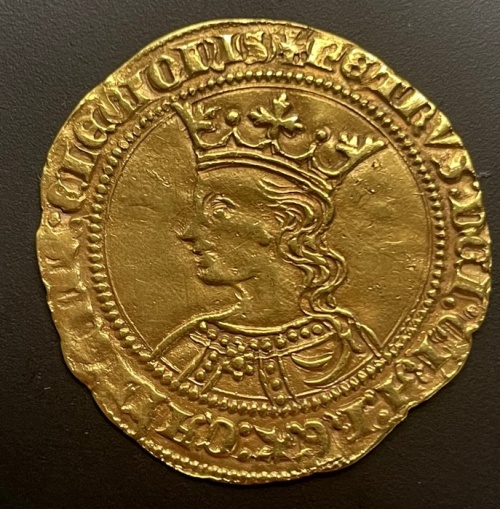 Kingdom of Castile and León Pedro I (1350-1368). Dobla de 35 Maravedís Sevilla