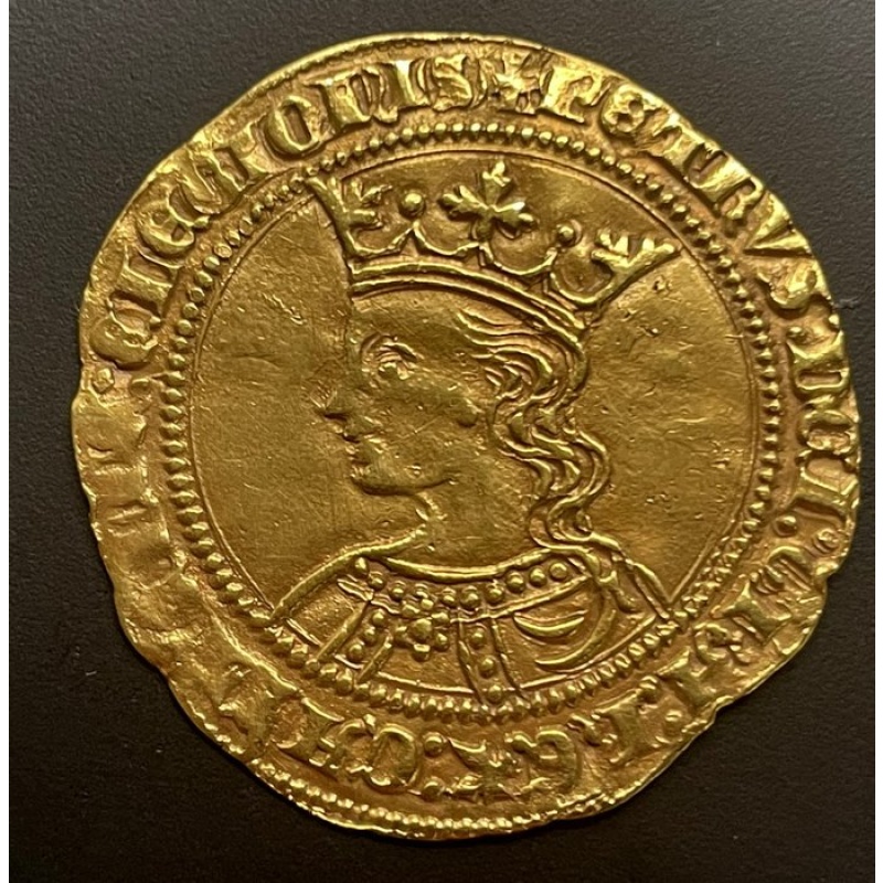 Kingdom of Castile and León Pedro I (1350-1368). Dobla de 35 Maravedís Sevilla