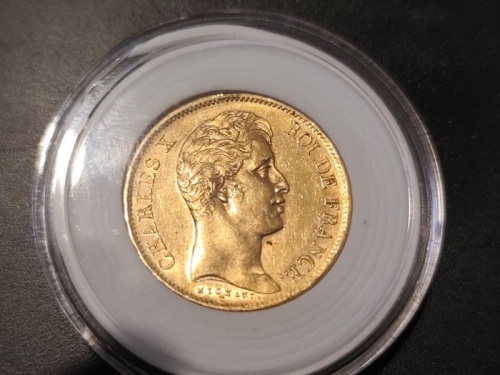 France. Charles X. 40 Francs 1830-A, Paris