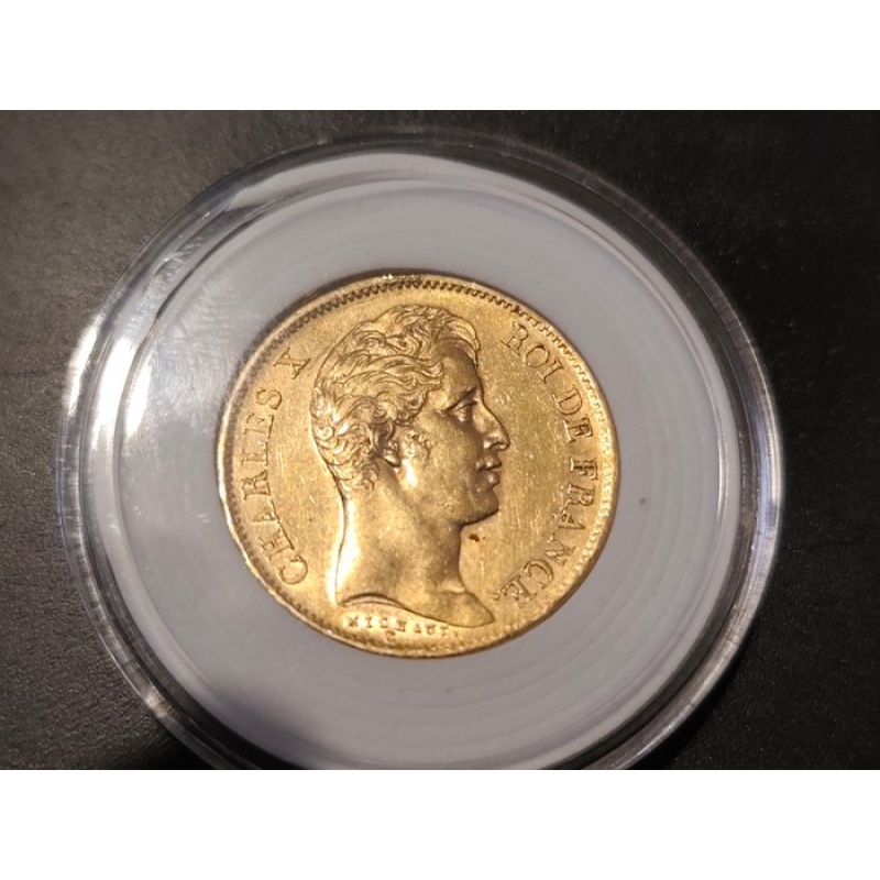 France. Charles X. 40 Francs 1830-A, Paris