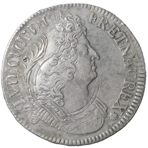 France. Louis XIV (1643-1715). Ecu 1702-A, Paris