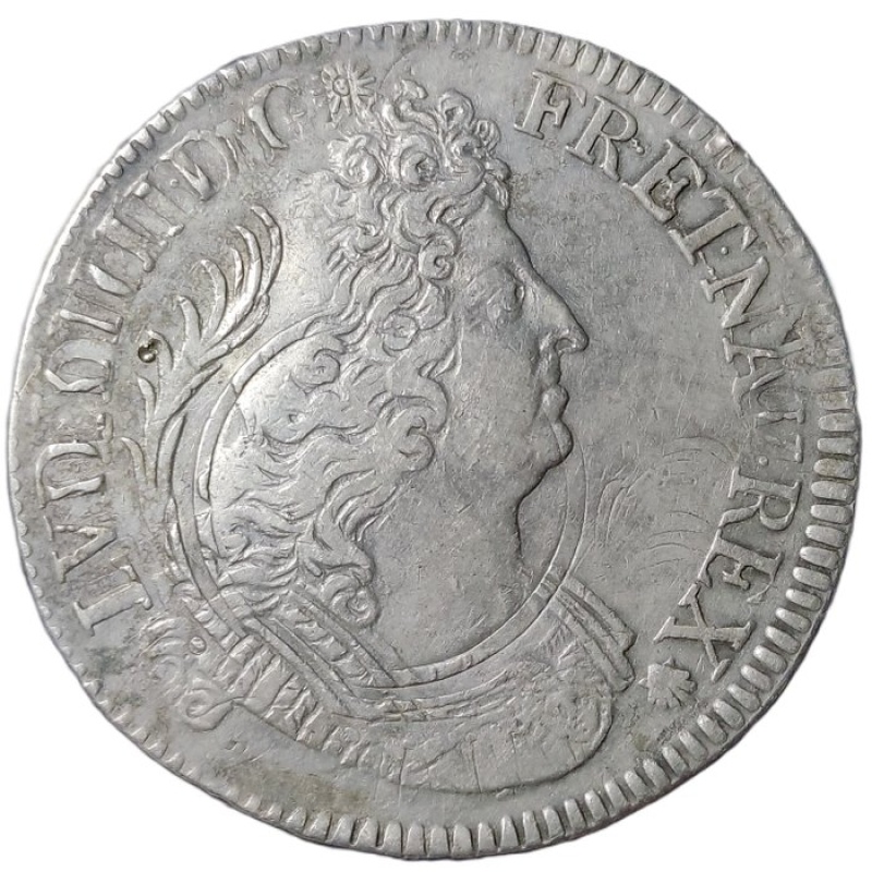 France. Louis XIV (1643-1715). Ecu 1702-A, Paris