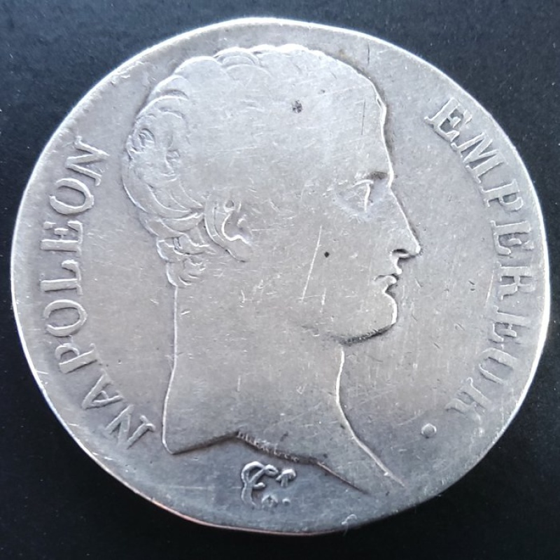 France. Napoléon I (1804-1814). 5 Francs An 13-M, Toulouse