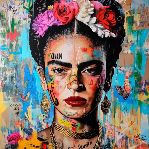 PLM-Art - Frida Kahlo Pop Art