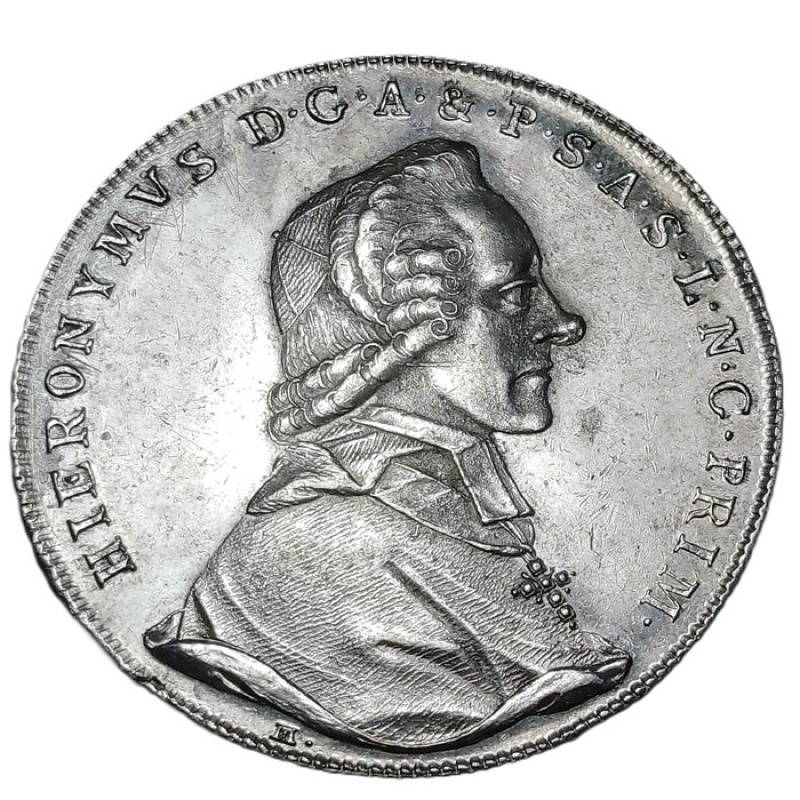 Austrian States - Salzburg. Hieronymus Graf von Colloredo (1772-1803). Thaler (taler) 1788