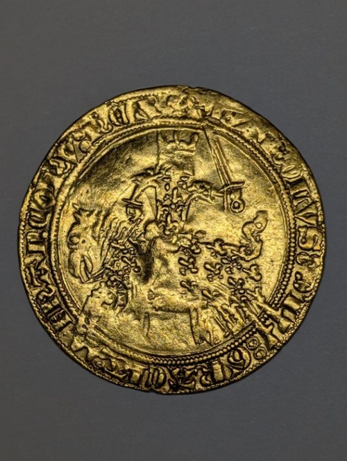 France. Charles V (1364-1380). Franc à cheval