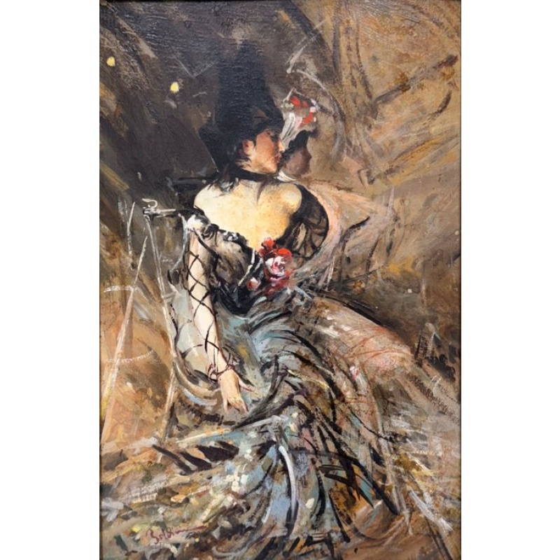 Giovanni Boldini (1842-1931), Attr. - Il profilo