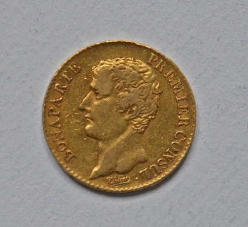 France. Consulat (1799-1804). 20 Francs An 12-A, Paris