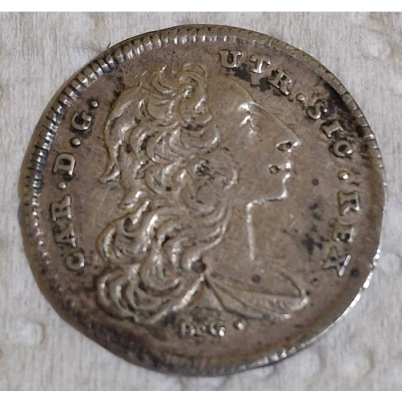 Italy, Kingdom of Naples Carlo di Borbone (1735-1759). 10 Grana 1755