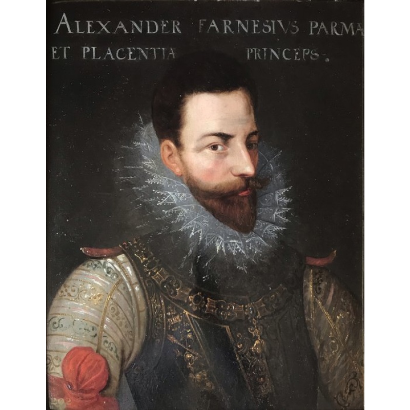 Jean Baptiste de Saive(1540-1611), Attributed to - Alessandro Farnese, Governatore delle Fiandre