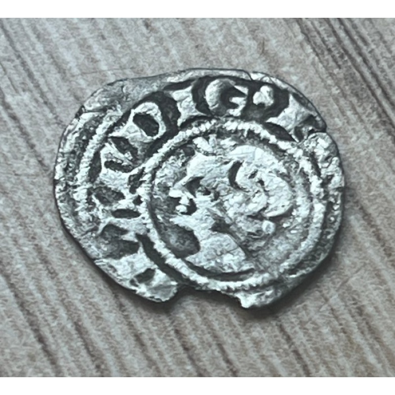 1293–1296 Denier Kopje Holland Dordrecht Floris V Silver Coin