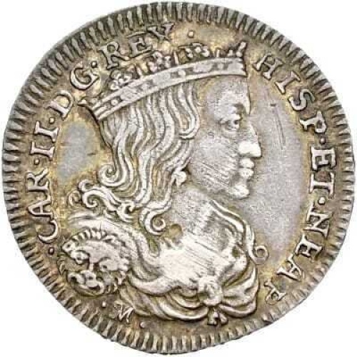 Italy, Naples (Kingdom of), Charles II, 10 grana, 1694 Naples
