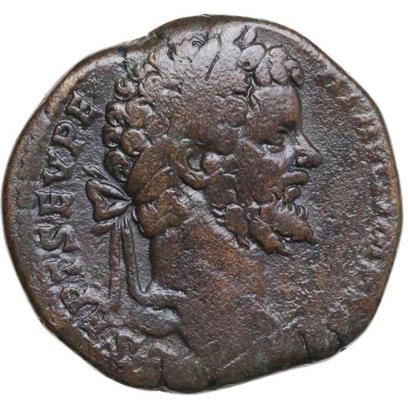 Roman Empire. Septimius Severus (AD 193-211). Sestertius