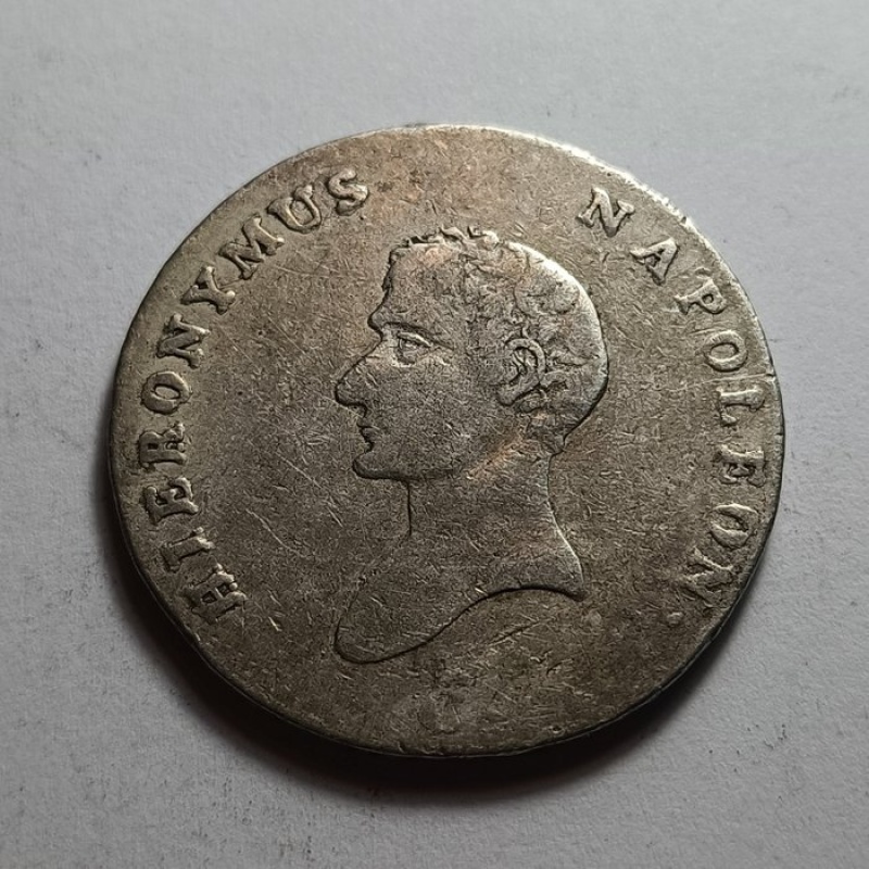 Germany, Westphalia Jerome Bonaparte. 2/3 Thaler (taler) 1809