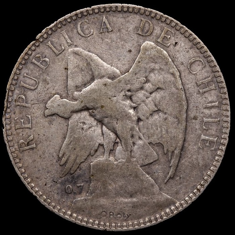 Chile. 1 Peso 1903 - Santiago de Chile
