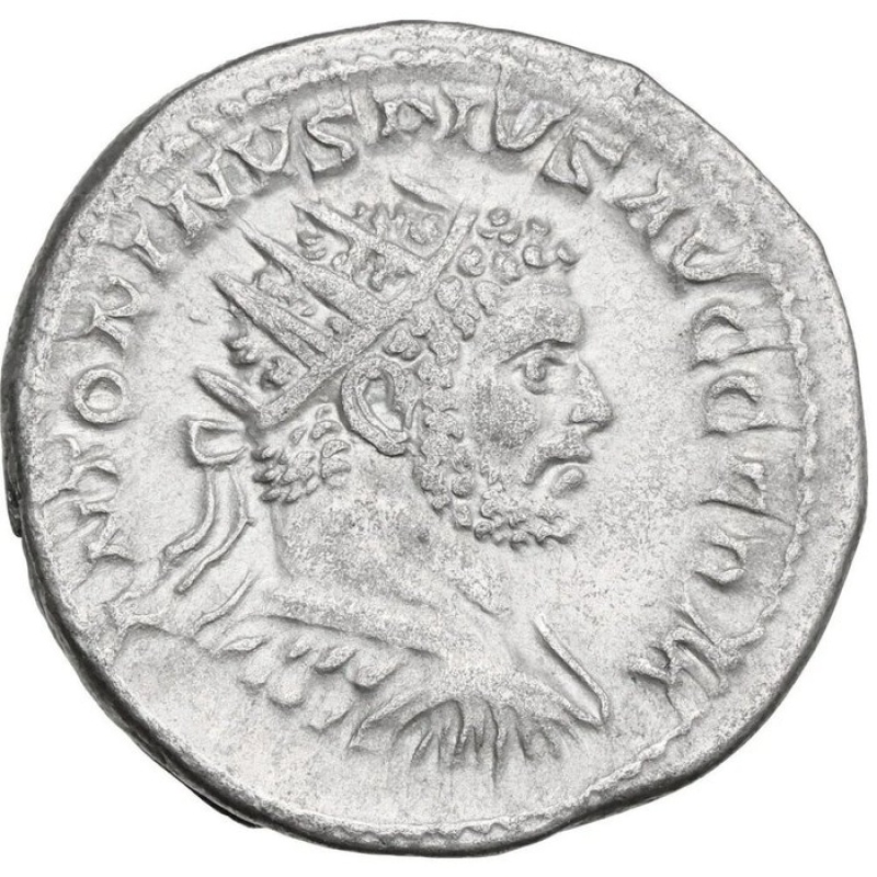 Roman Empire. Caracalla (AD 198-217). Antoninianus Pluto + seated Cerberus