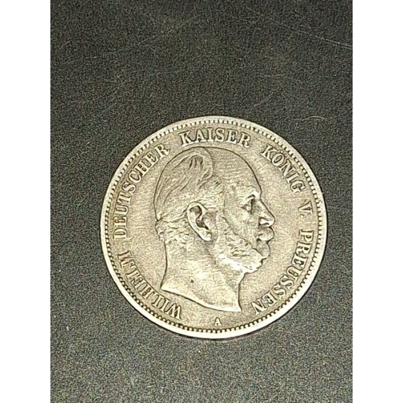 Germany, Empire Wilhelm II. 5 Mark 1874 / Prussia