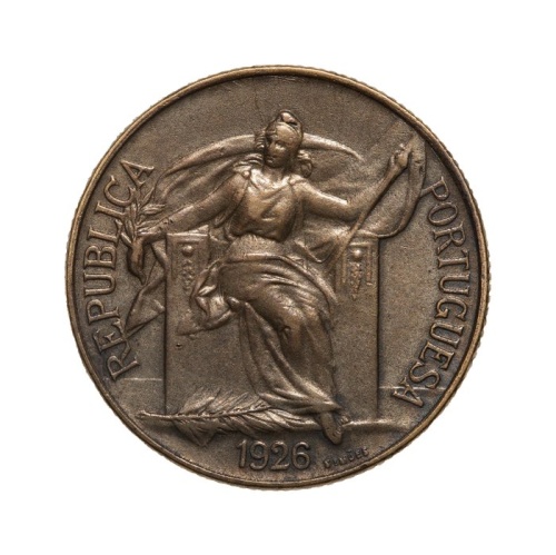 Portugal. República. 1 Escudo 1926 - Escassa