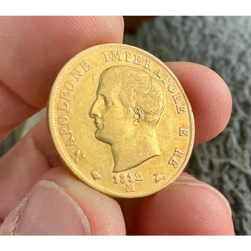 Italy. 40 Lire 1812-M Napoleone