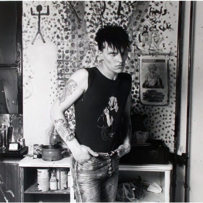 Edition Grauwert 1985: Wolfgang Kunz & Wolfgang Hohn - "Amsterdam Squatters / Punk Scene" – Set of 2 Vintage Prints