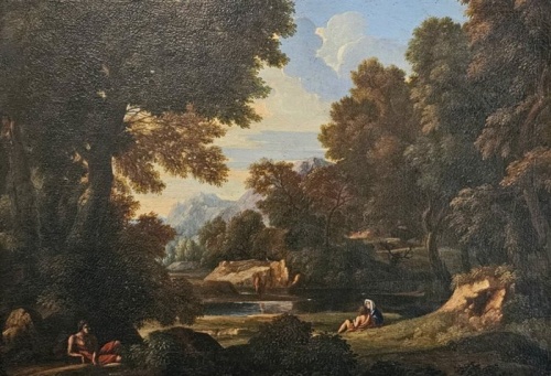 Dughet Gaspard (1615-1675) - Repos au bord de l'eau