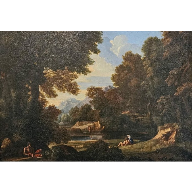 Dughet Gaspard (1615-1675) - Repos au bord de l'eau