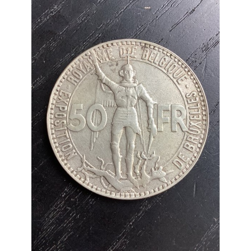 Belgium. 50 Francs 1935
