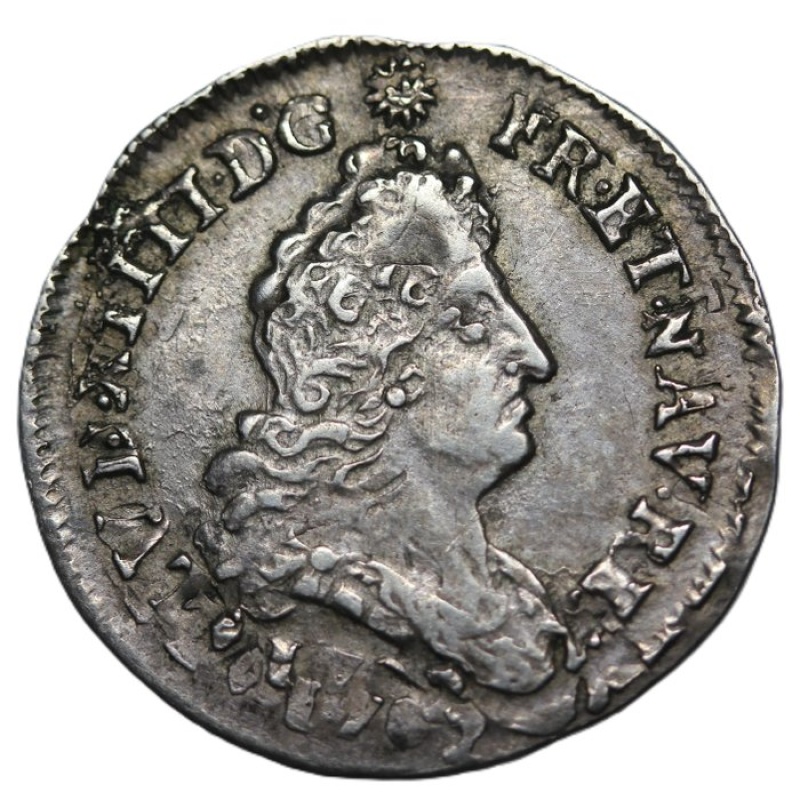 France. Louis XIV (1643-1715). 5 Sols 1702, Aix