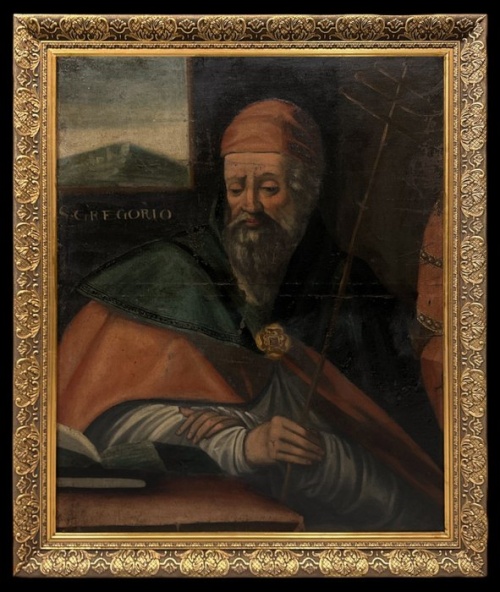 École Espagnole (XVII) - Saint Grégoire le Grand
