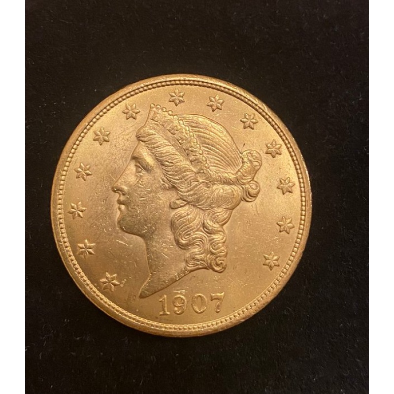 United States. 20 Dollars 1907 Liberty Head Double Eagle