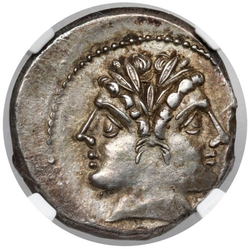 Roman Republic. anonymous. Quadrigatus 225-212 BC