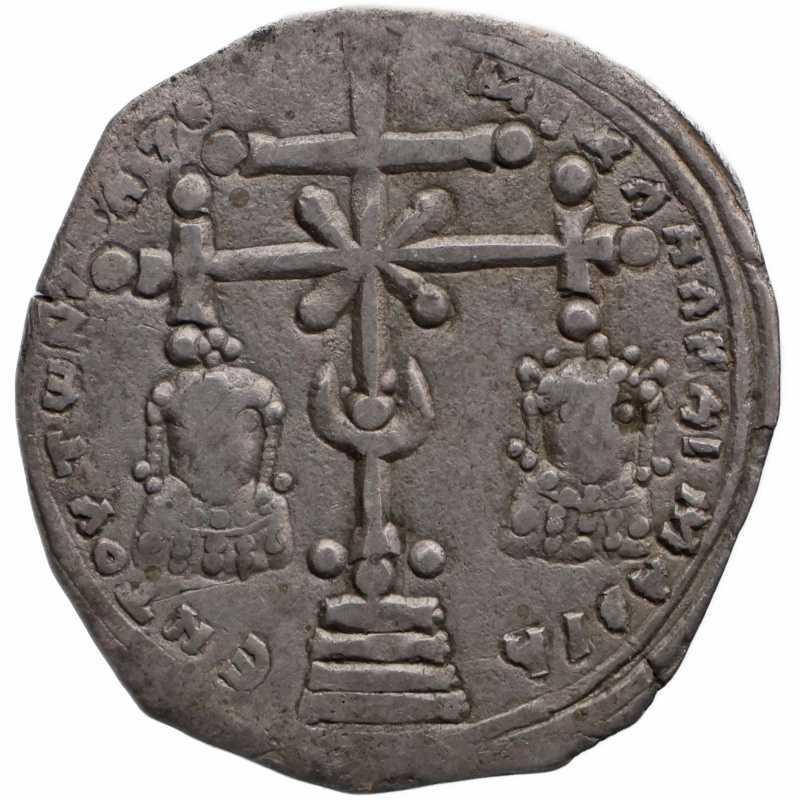 1071-1078 Byzantine Empire Miliaresion Michael VII with Maria Coin Constantinople Mint