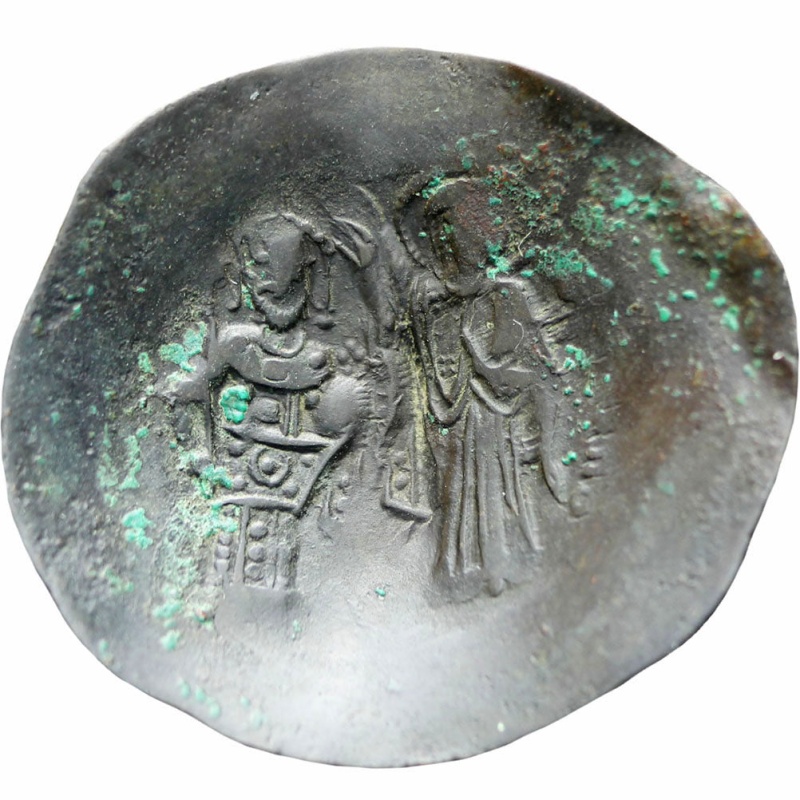 1143-1180 Manuel I Comnenus, Constantinople, Billon Aspron Trachy