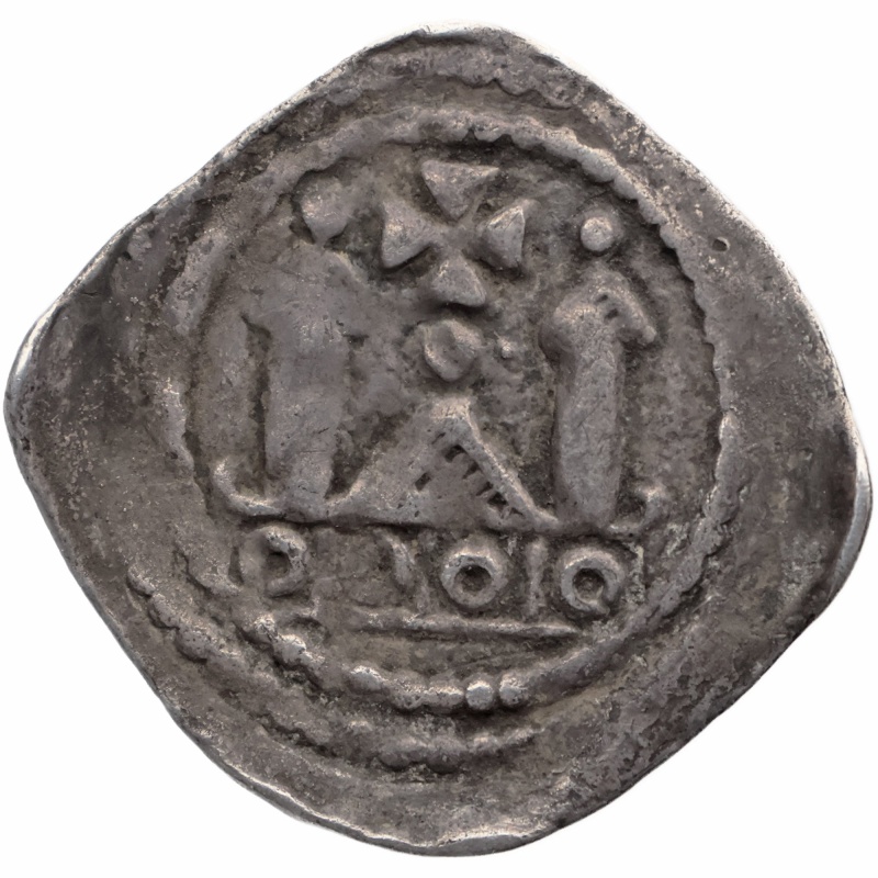 1183-1200 Archbishops of Salzburg Adalbert III of Bohemia Denier Coin